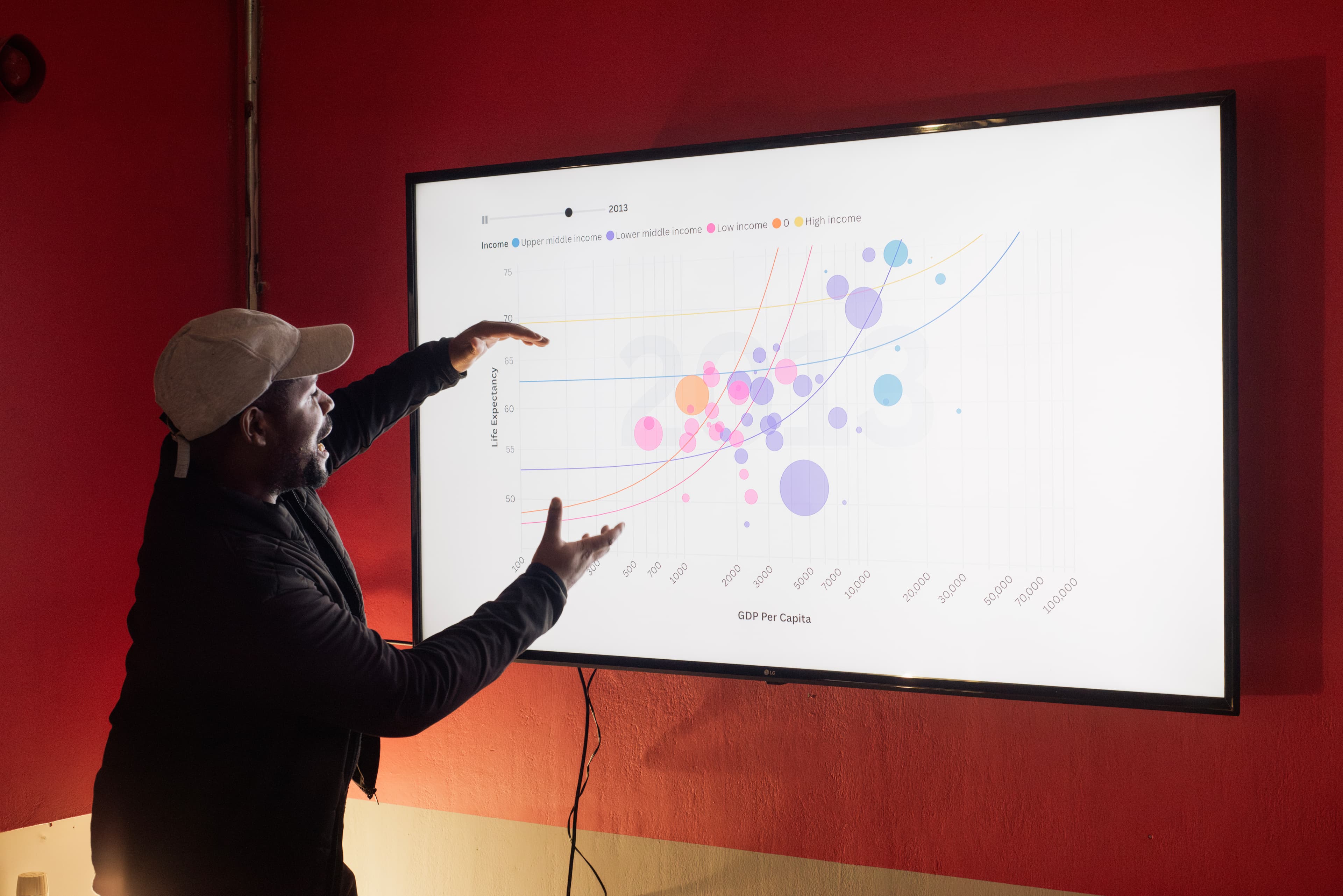 Obinna Iwuji facilitating a workshop